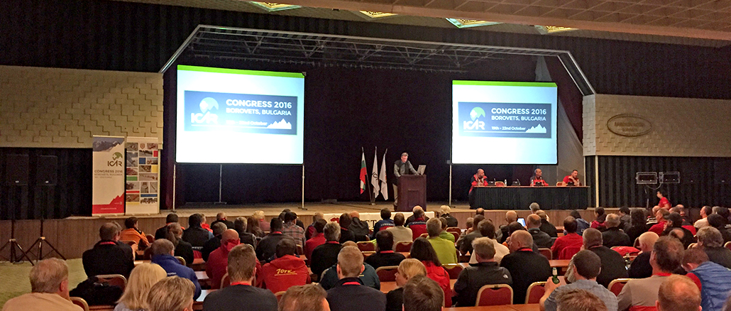 KONGRES ICAR 2016 - MELDUNEK PIERWSZY