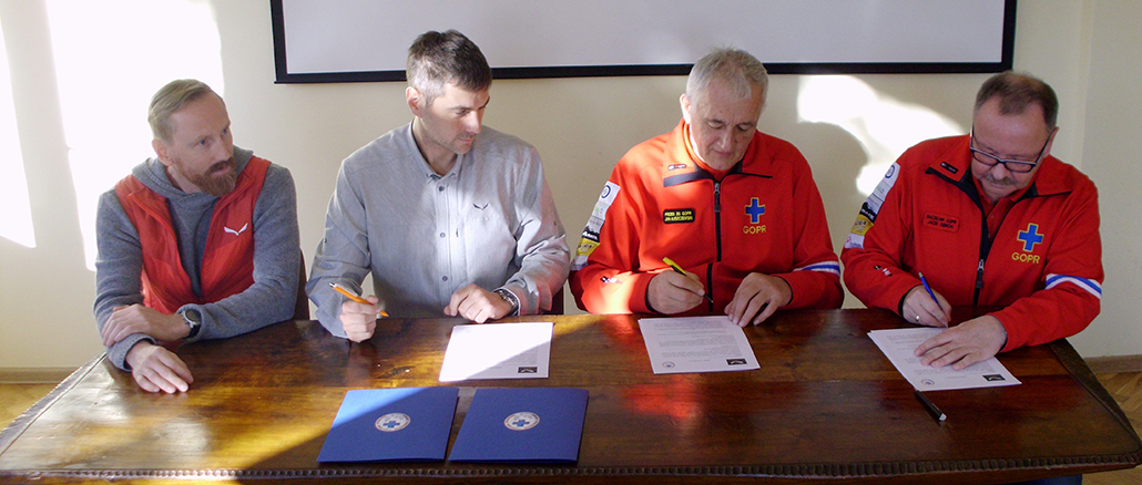 SALEWA PODPISUJE UMOWĘ Z GOPR