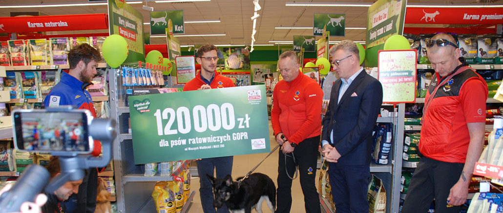 SOWITY CZEK DLA PSÓW RATOWNICZYCH GOPR