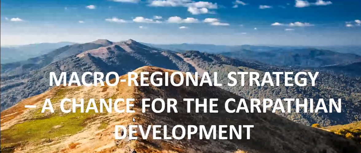 STRATEGIA MAKROREGIONALNA - SZANSA NA ROZWÓJ KARPAT