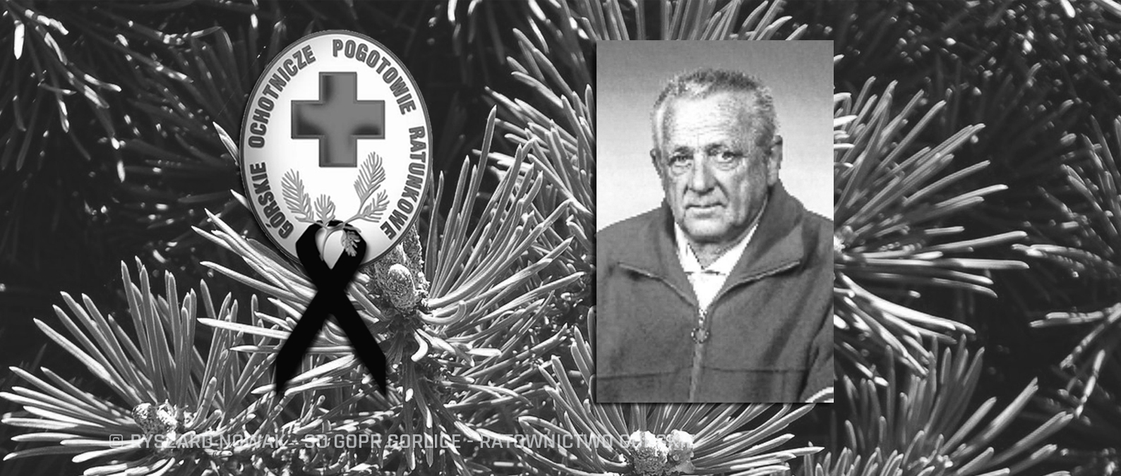 ZMARŁ MIECZYSŁAW SZUFA - RATOWNIK-SENIOR GRUPY KRYNICKIEJ GOPR