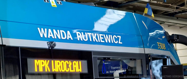 WANDA RUTKIEWICZ PATRONKĄ WROCŁAWSKIEGO TRAMWAJU